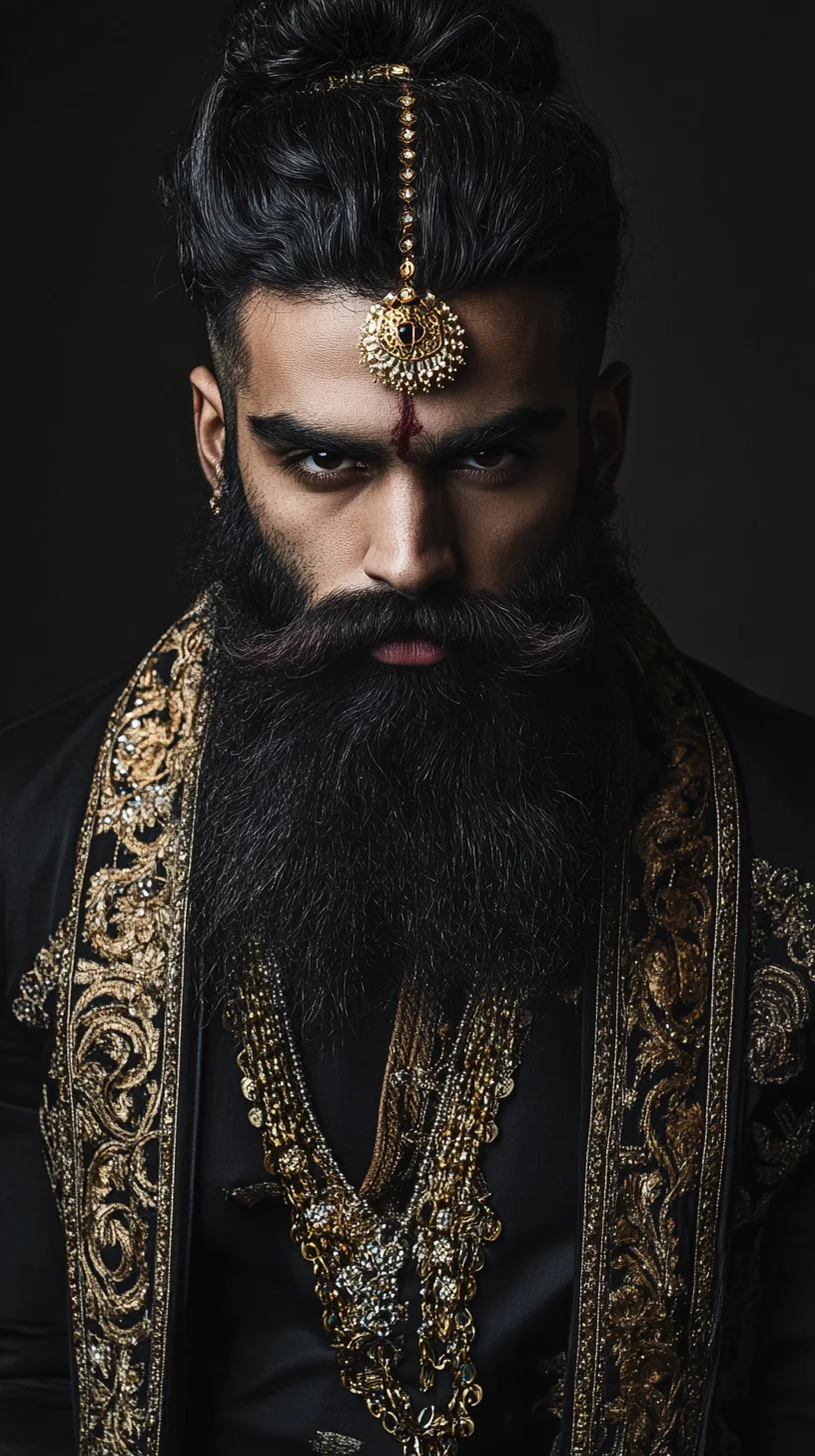 Embrace Regal Elegance with the Majestic Full Beard Style