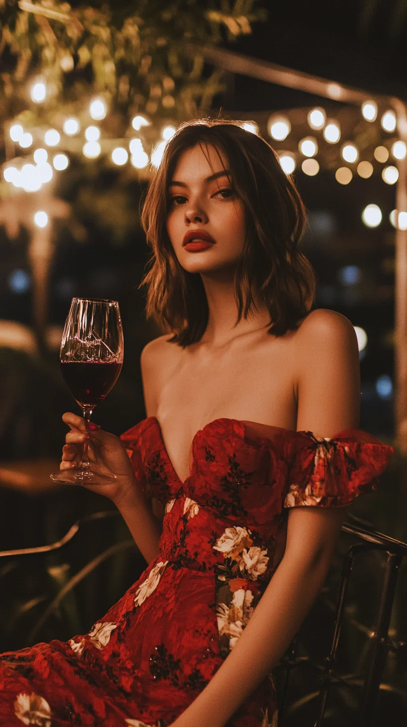 Embrace Romantic Elegance with a Floral Delight for Evening Soirees