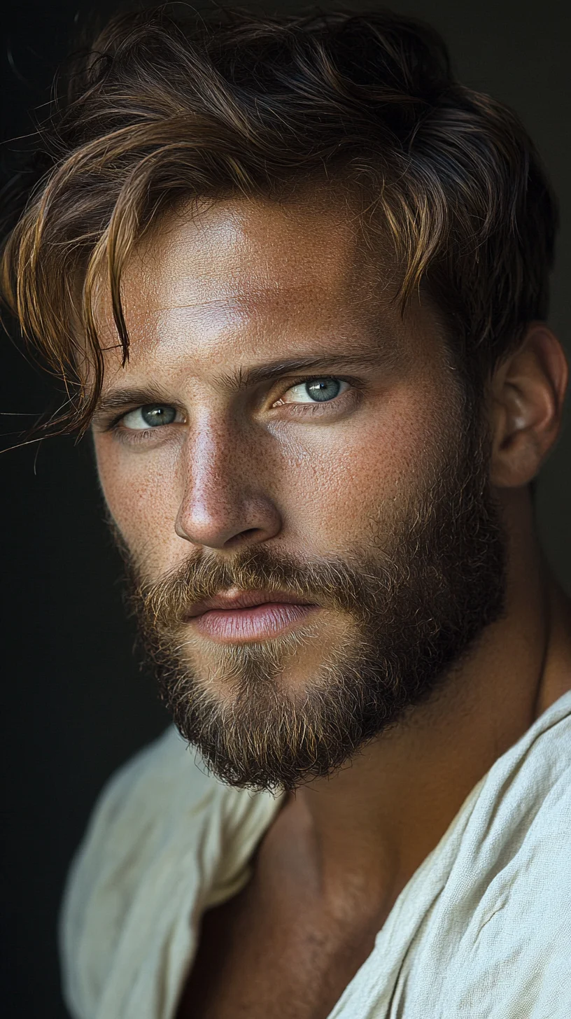Embrace Rugged Charm: The Perfectly Sculpted Full Beard Style