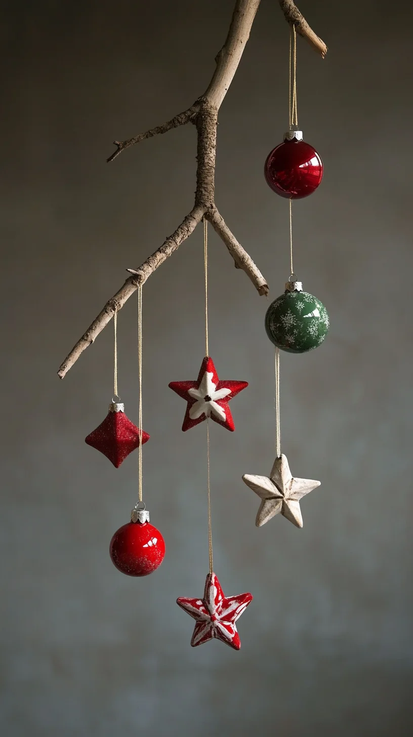 Embrace Rustic Elegance with Handcrafted Ornament Displays
