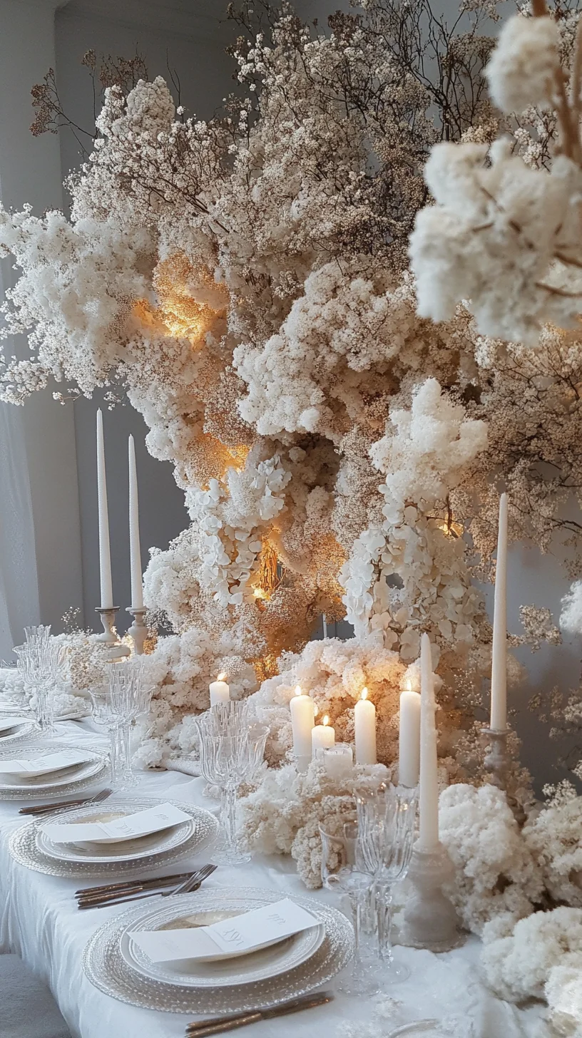 Embrace Serenity: The Allure of Ethereal Floral Table Decor
