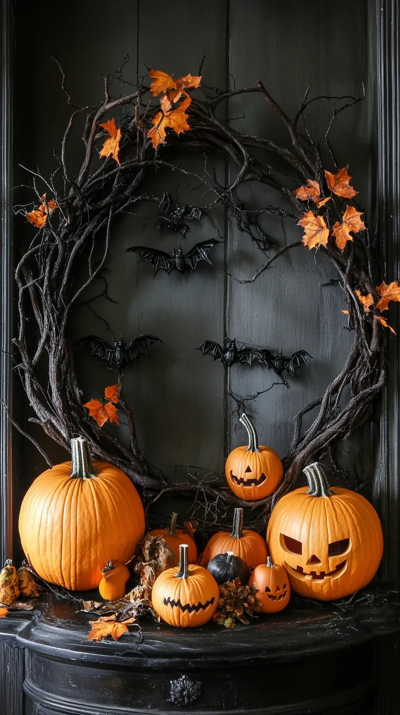 Embrace Spooky Elegance with a Whimsical Halloween Centerpiece