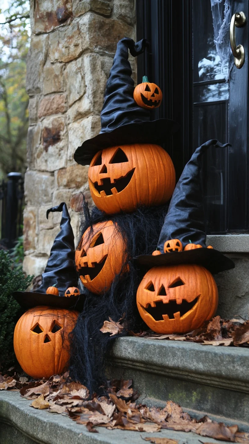 Embrace Spooky Elegance with Haunted Pumpkin Charm