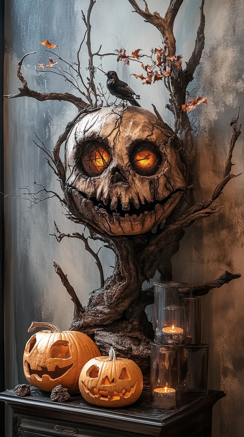 Embrace Spooky Elegance with This Dark Halloween Decor Inspiration