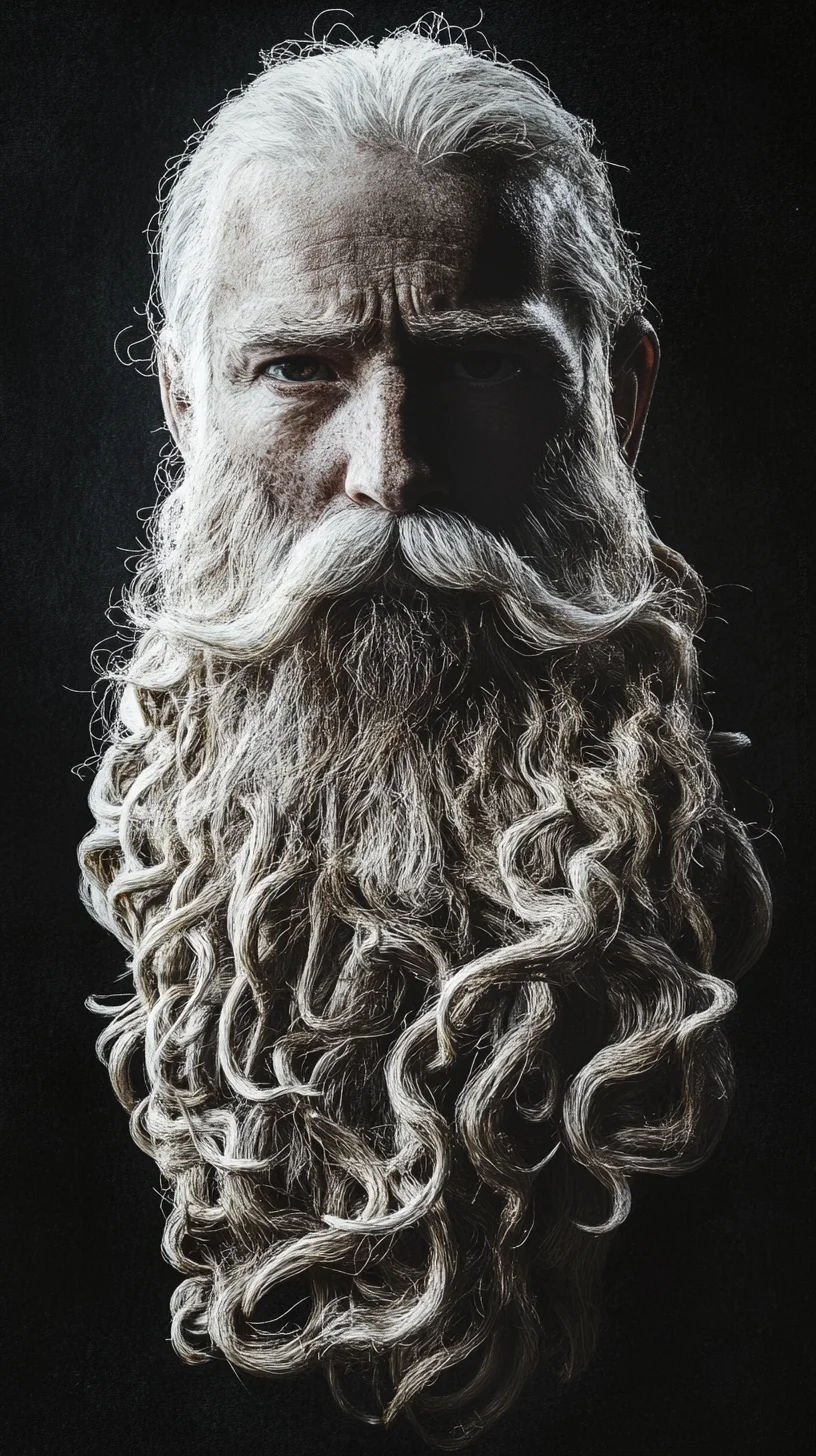 Embrace the Art of the Curly Beard: A Timeless Symbol of Masculine Elegance