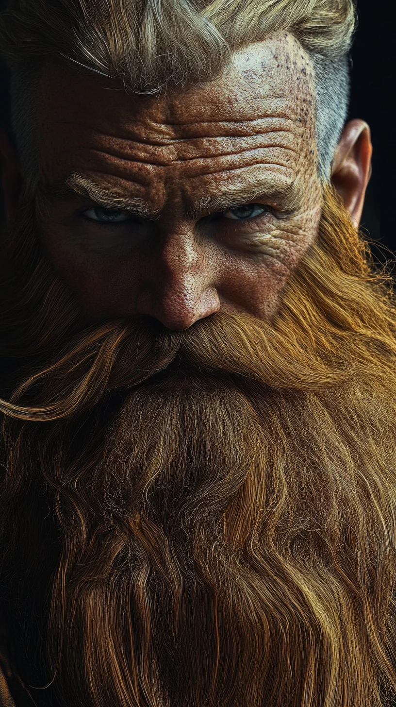 Embrace the Bold and Majestic: The Full, Layered Beard Style