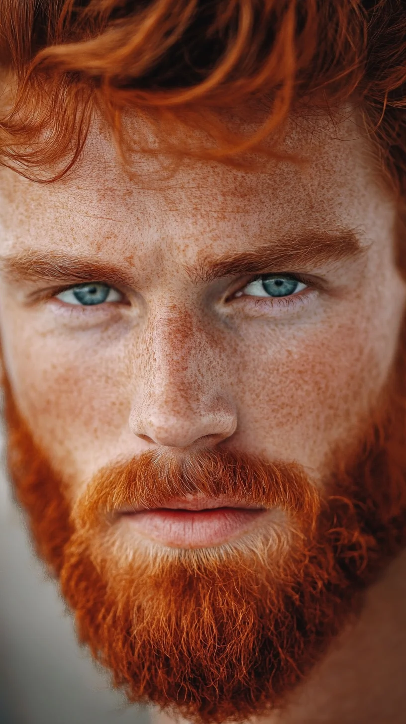Embrace the Bold: The Fluffy Red Beard That Commands Attention