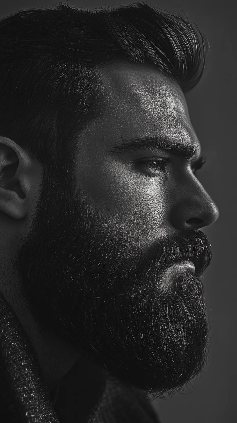 Embrace the Bold: The Full and Thick Beard Style for a Rugged Look
