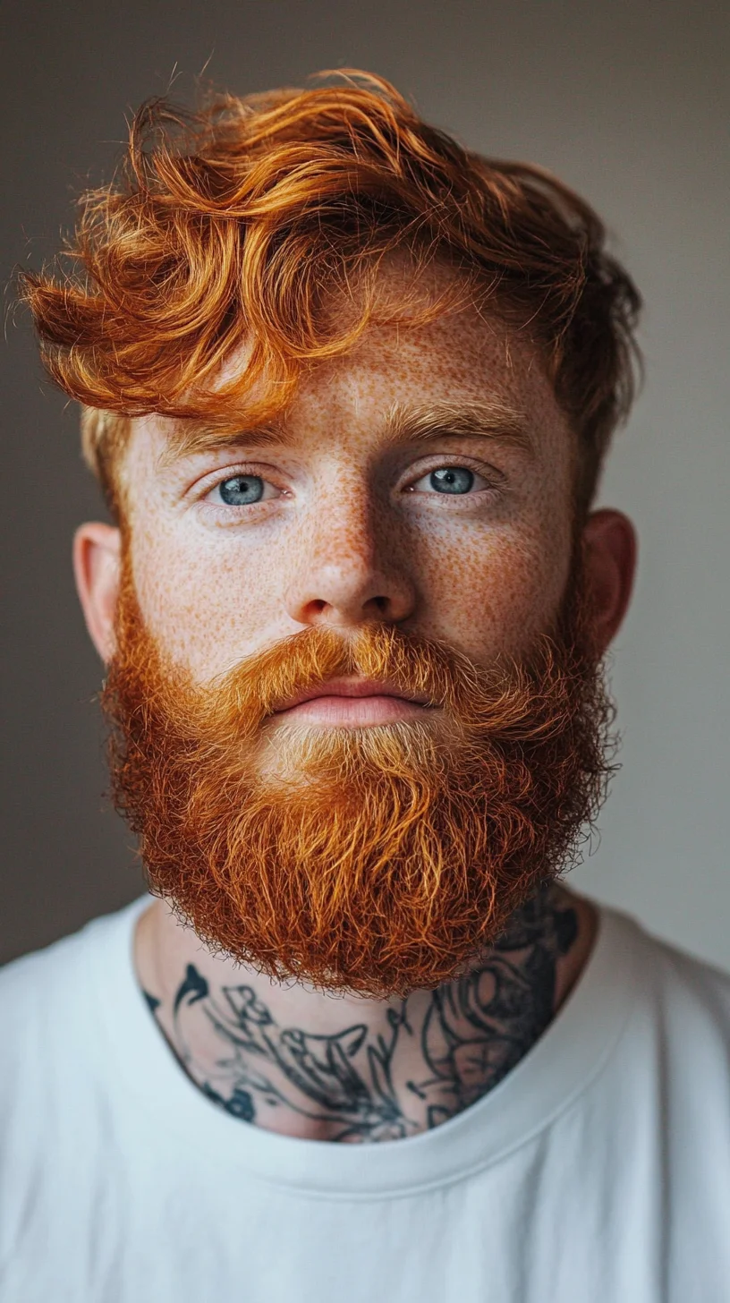 Embrace the Bold: The Full Red Beard with Character