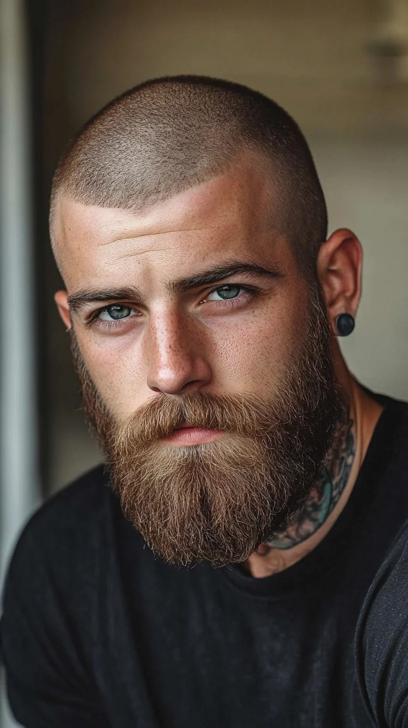 Embrace the Bold: The Thick Textured Beard that Commands Attention