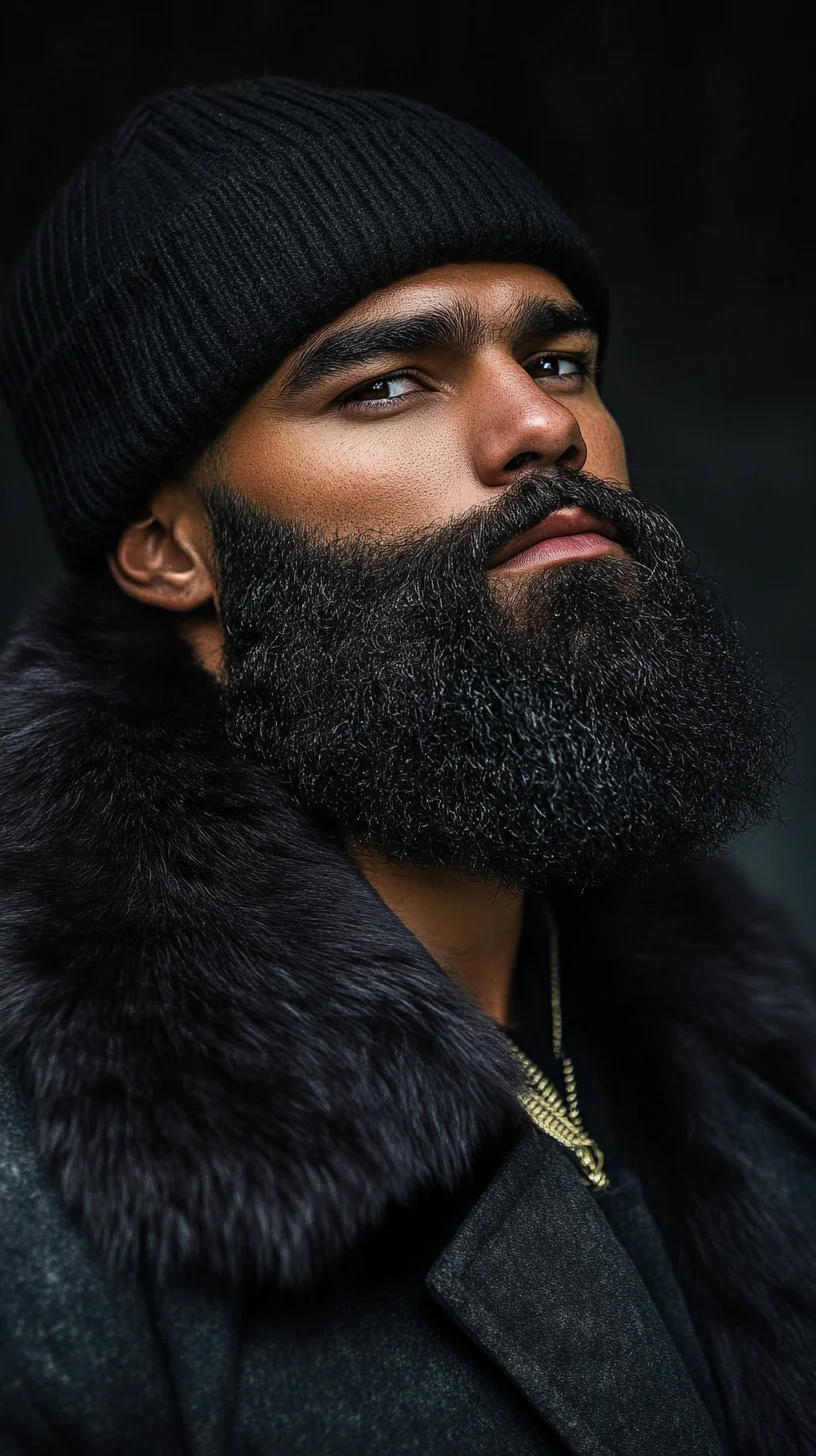 Embrace the Boldness: Mastering the Full Beard with a Stylish Twist