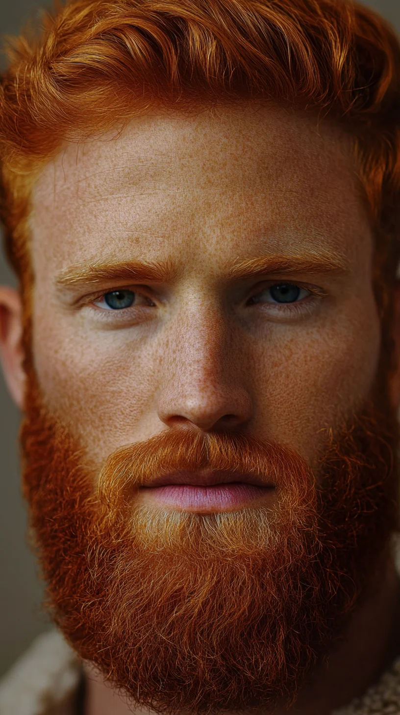 Embrace the Boldness: The Full Red Beard for a Striking Look