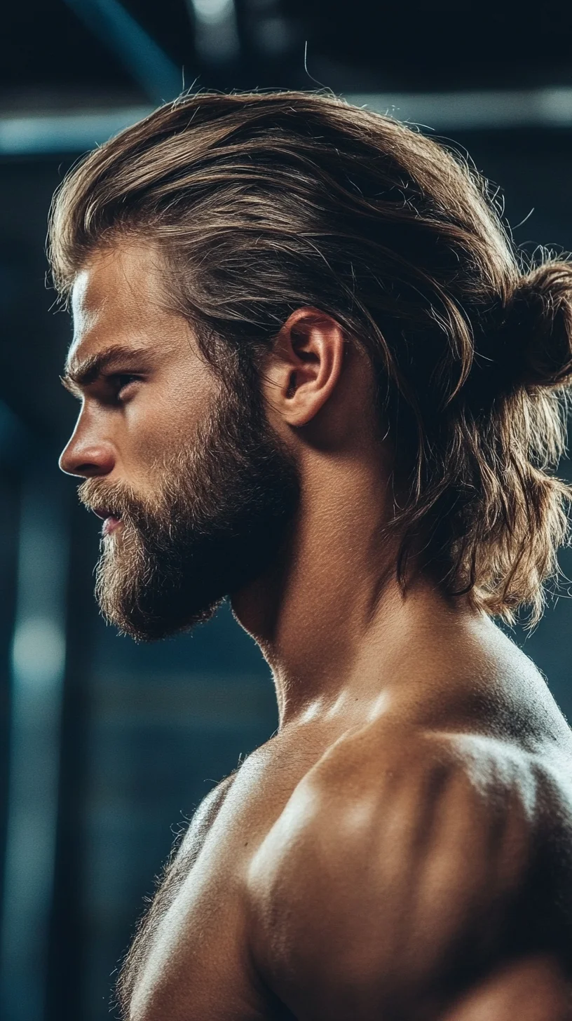 Embrace the Effortless Cool: Long Hair Meets Masculine Edge