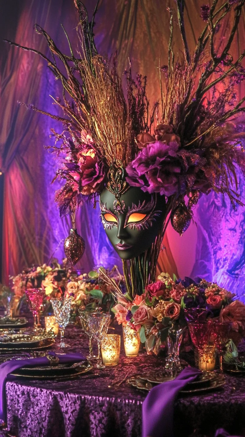 Embrace the Enchantment: Bold Masquerade Décor for Unforgettable Gatherings