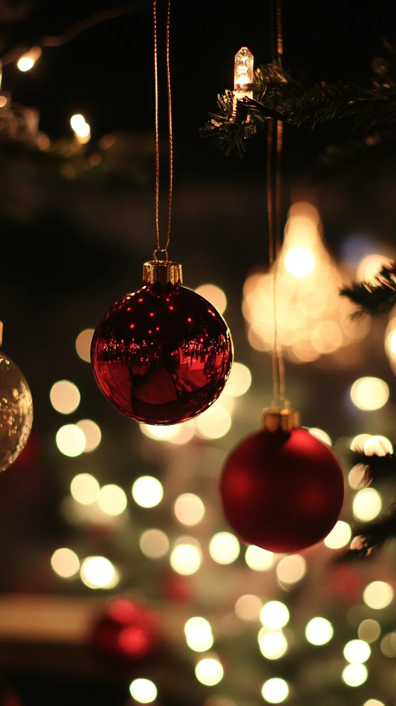 Embrace the Festive Glow: Red and Gold Christmas Elegance