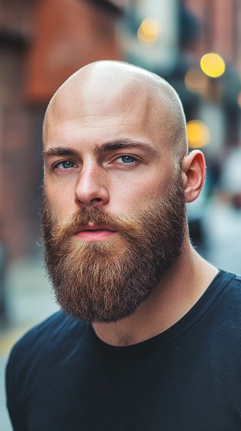 Embrace the Fullness: The Bold Full Beard with a Defined Shape