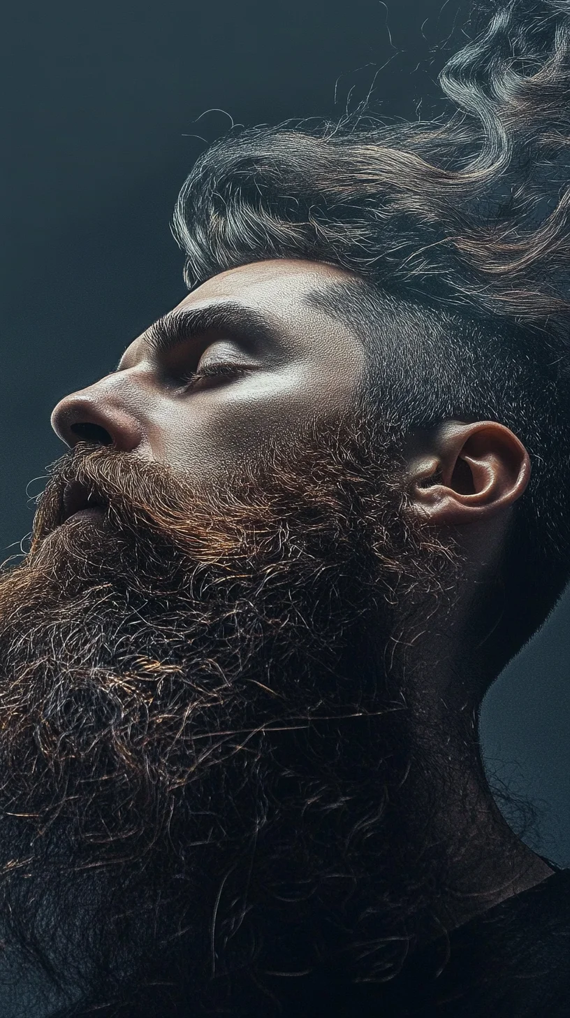 Embrace the Kingly Mane: Mastering the Bold Full Beard Style