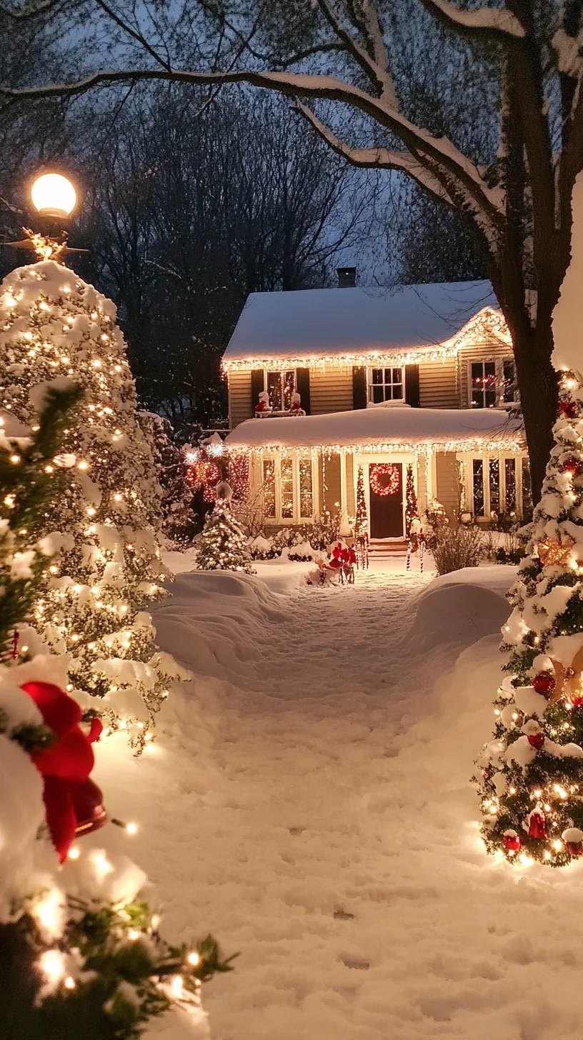 Embrace the Magic of a Winter Wonderland with Twinkling Holiday Decor