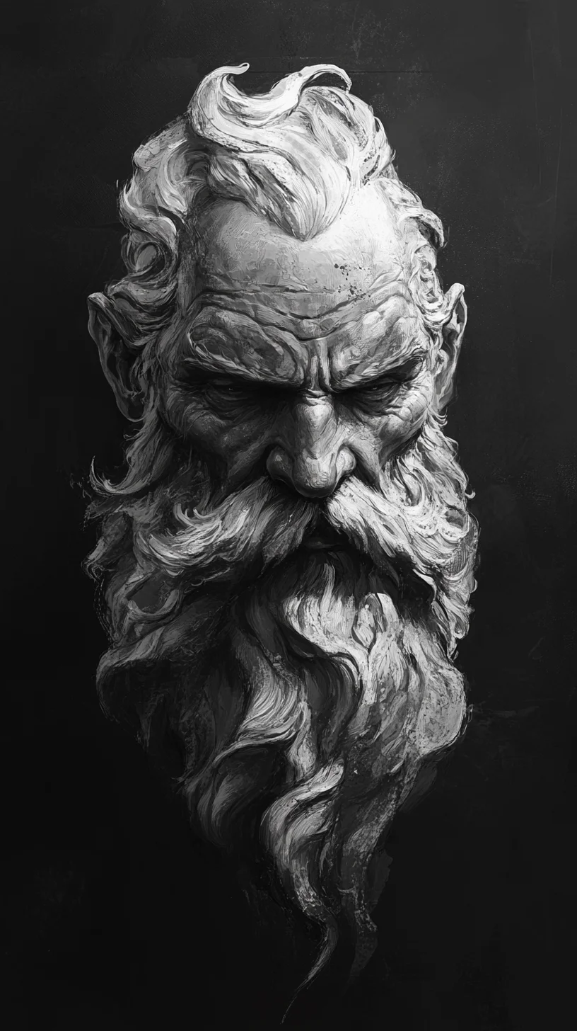 Embrace the Majestic Flair of the Full Wizard Beard Style