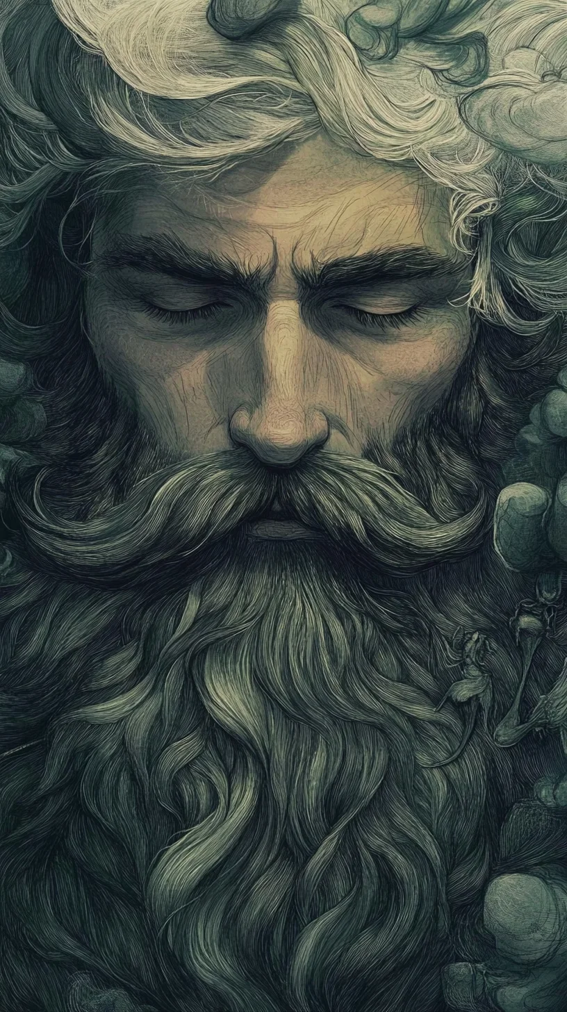 Embrace the Regal Whiskers: Mastering the Full Beard with Sculpted Mustache