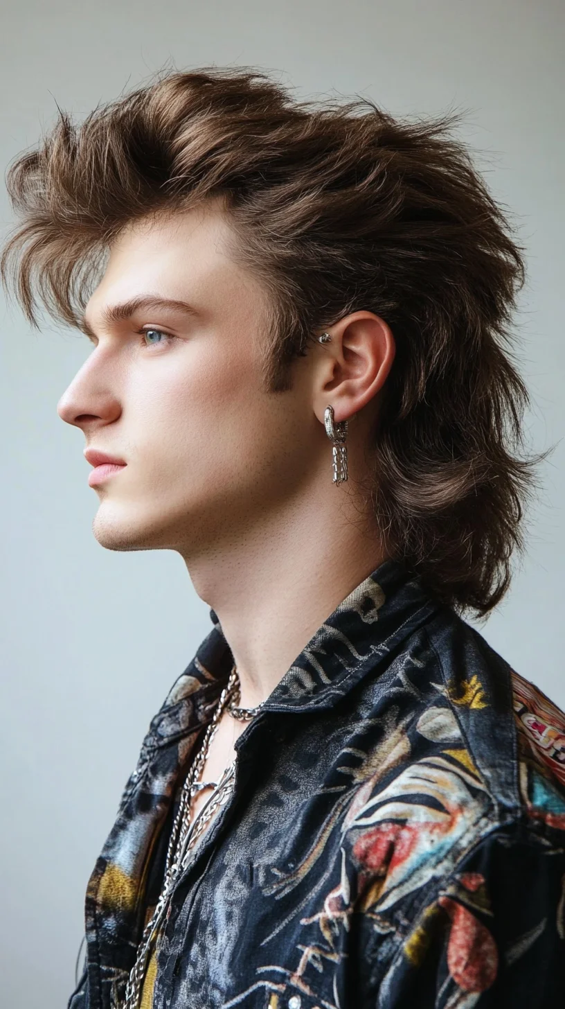 Embrace the Retro Edge: Rocking the Modern Mullet with Bold Accessories