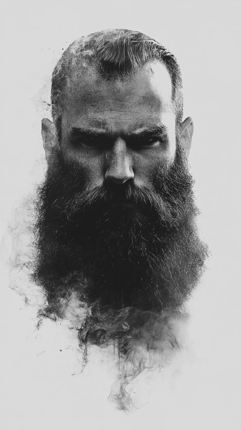 Embrace the Rugged Allure of the Full, Textured Beard