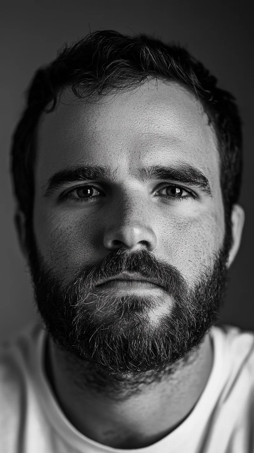 Embrace the Rugged Charm of the Full Beard with a Defined Shape