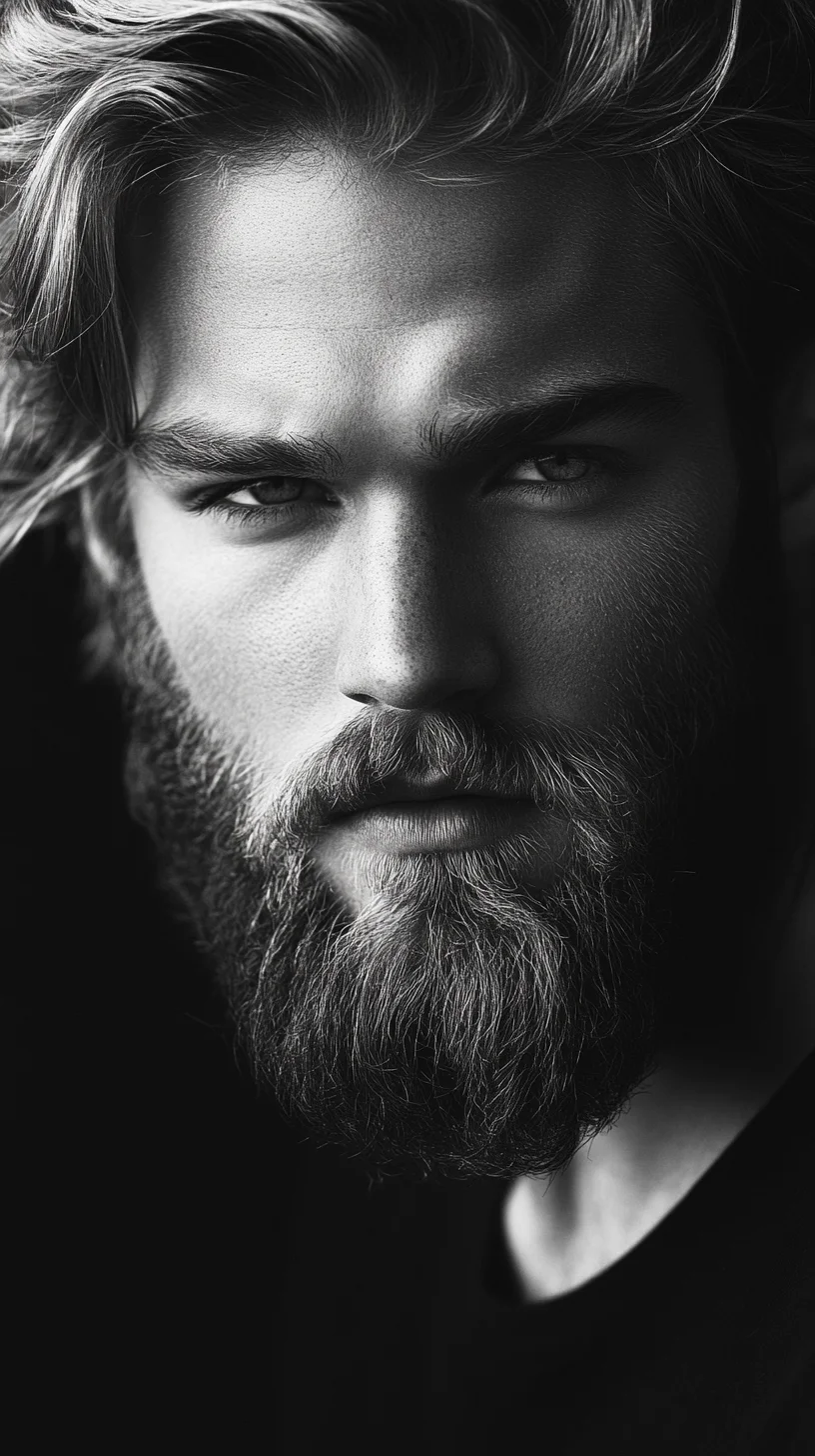 Embrace the Rugged Charm of the Full Winter Beard Style