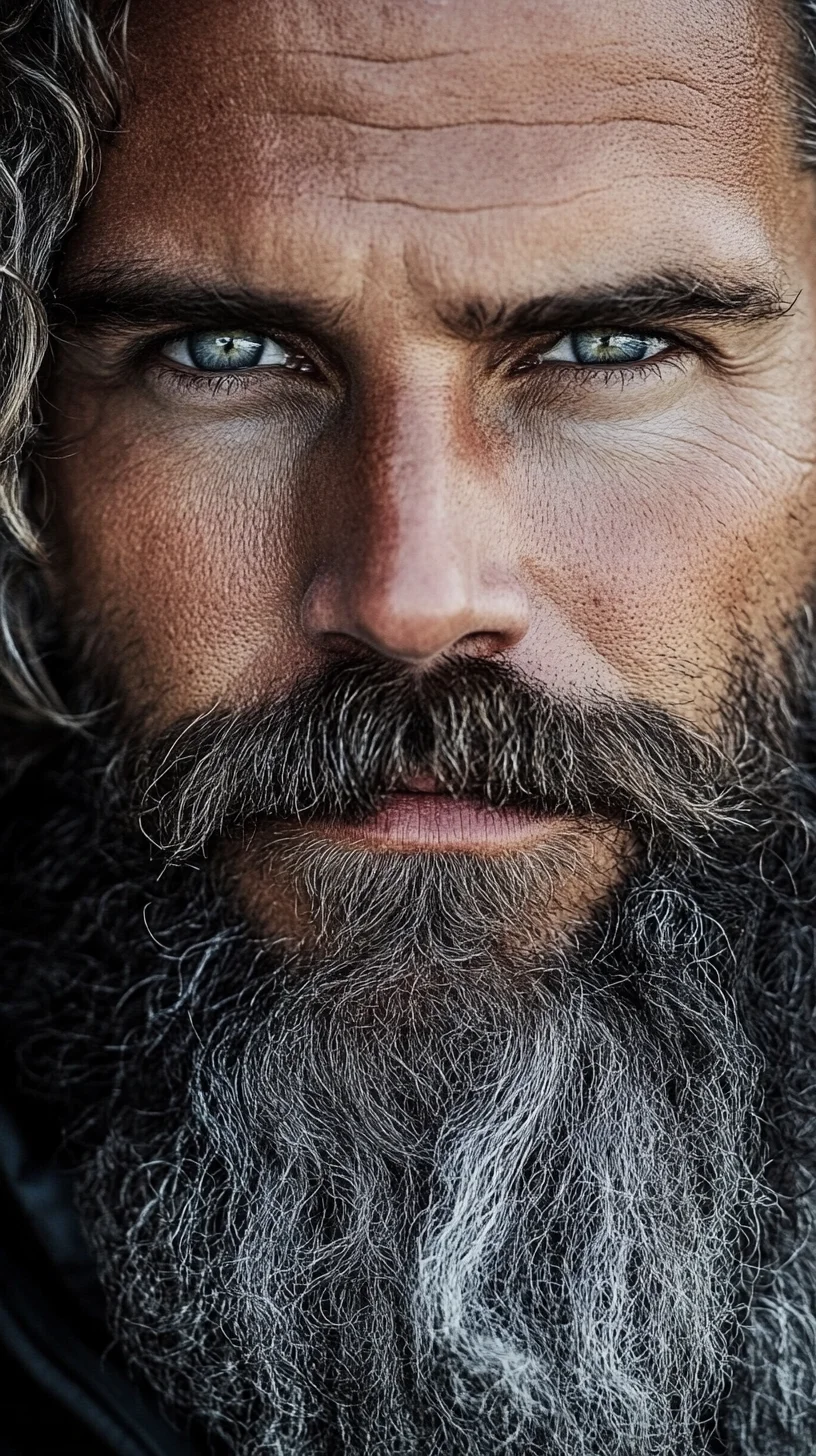 Embrace the Rugged Elegance of the Full, Flowing Beard