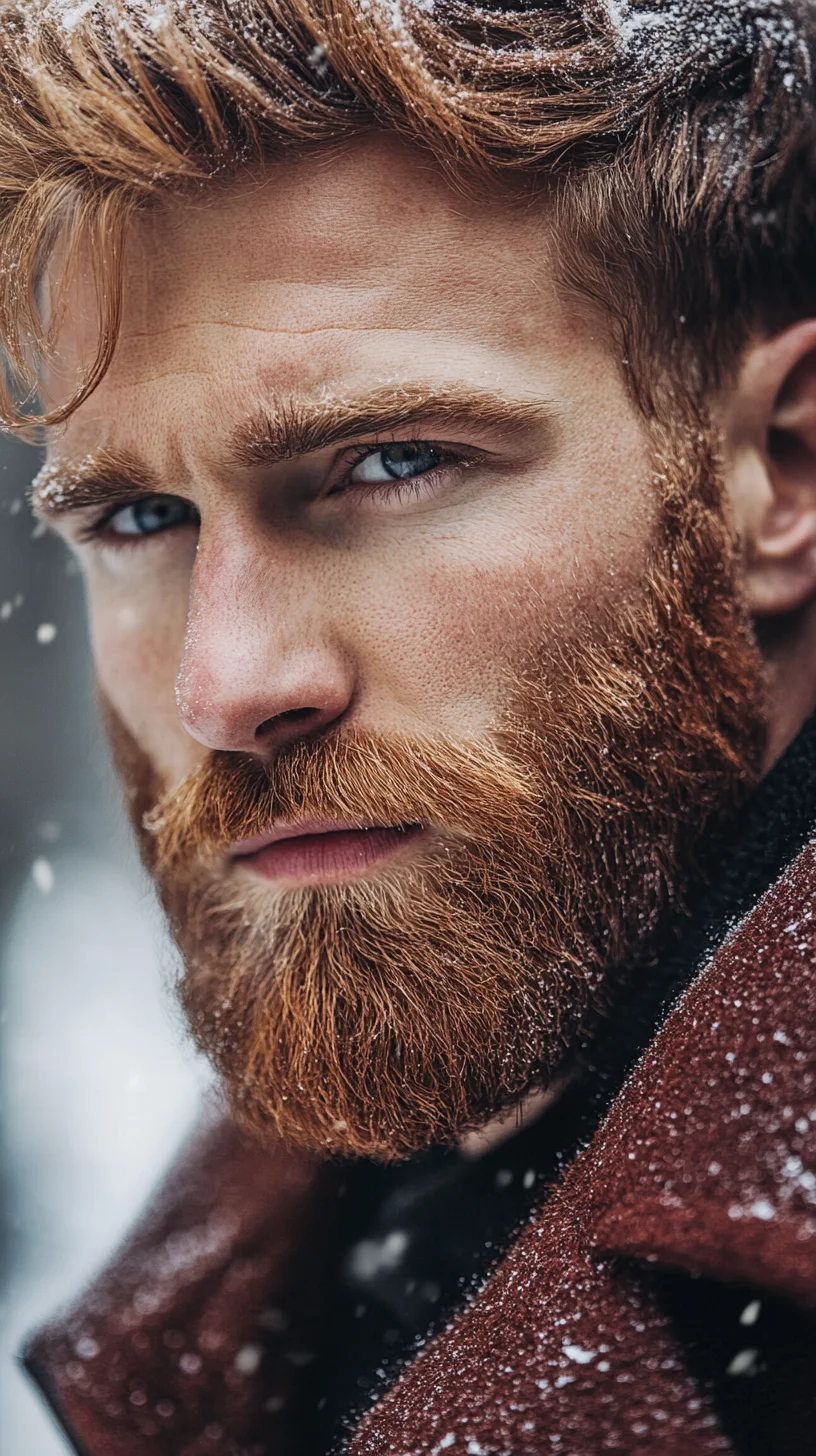 Embrace the Rugged Elegance: The Full, Textured Beard Style