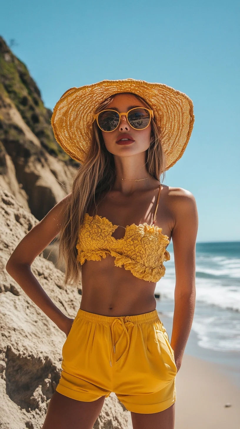 Embrace the Sunshine: Trendy Yellow Beachwear for Effortless Summer Style