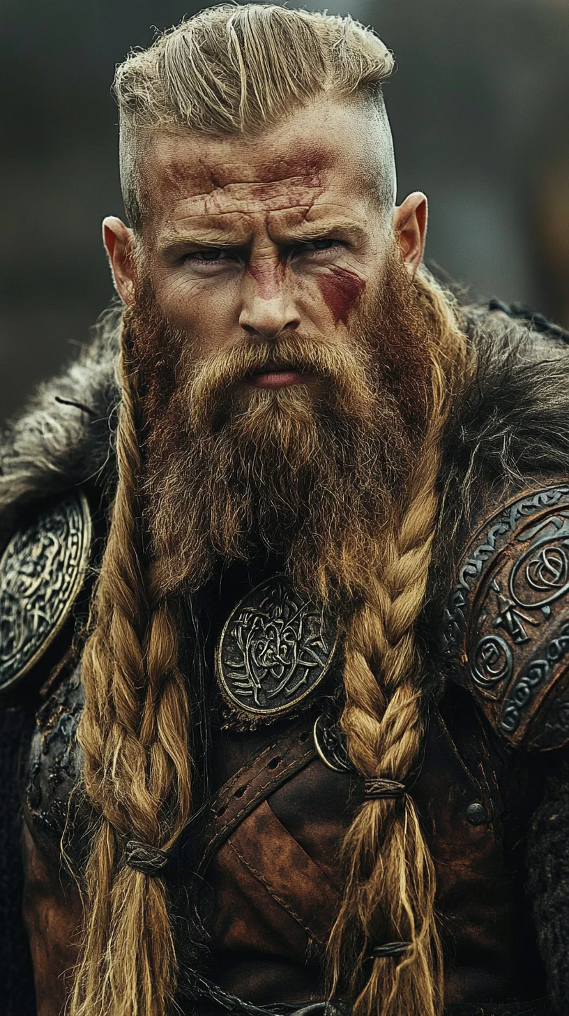 Embrace the Viking Spirit: The Bold Braided Beard for the Fearless Adventurer