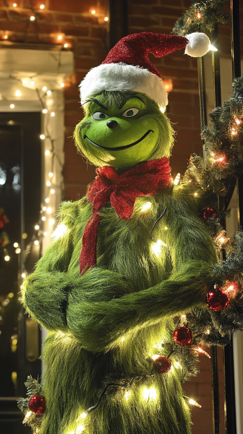 Embrace the Whimsical Charm of a Grinch-Inspired Holiday Decor