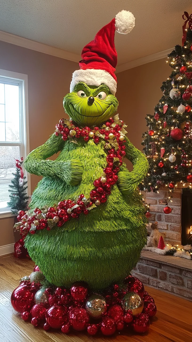 Embrace the Whimsical Charm of Grinch-Inspired Holiday Decor