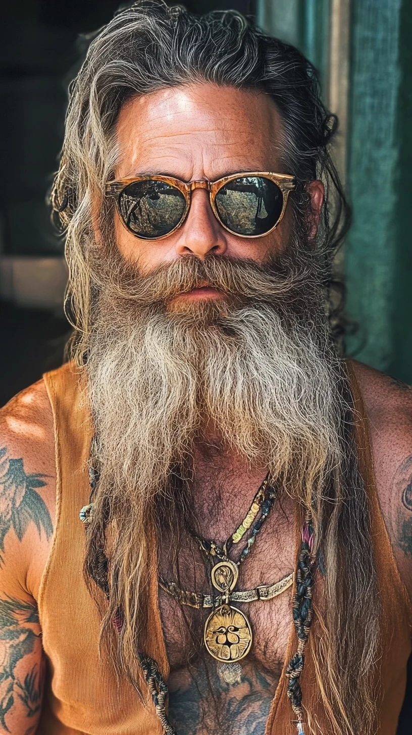 Embrace the Wild: Mastering the Rugged, Long Beard with Flair