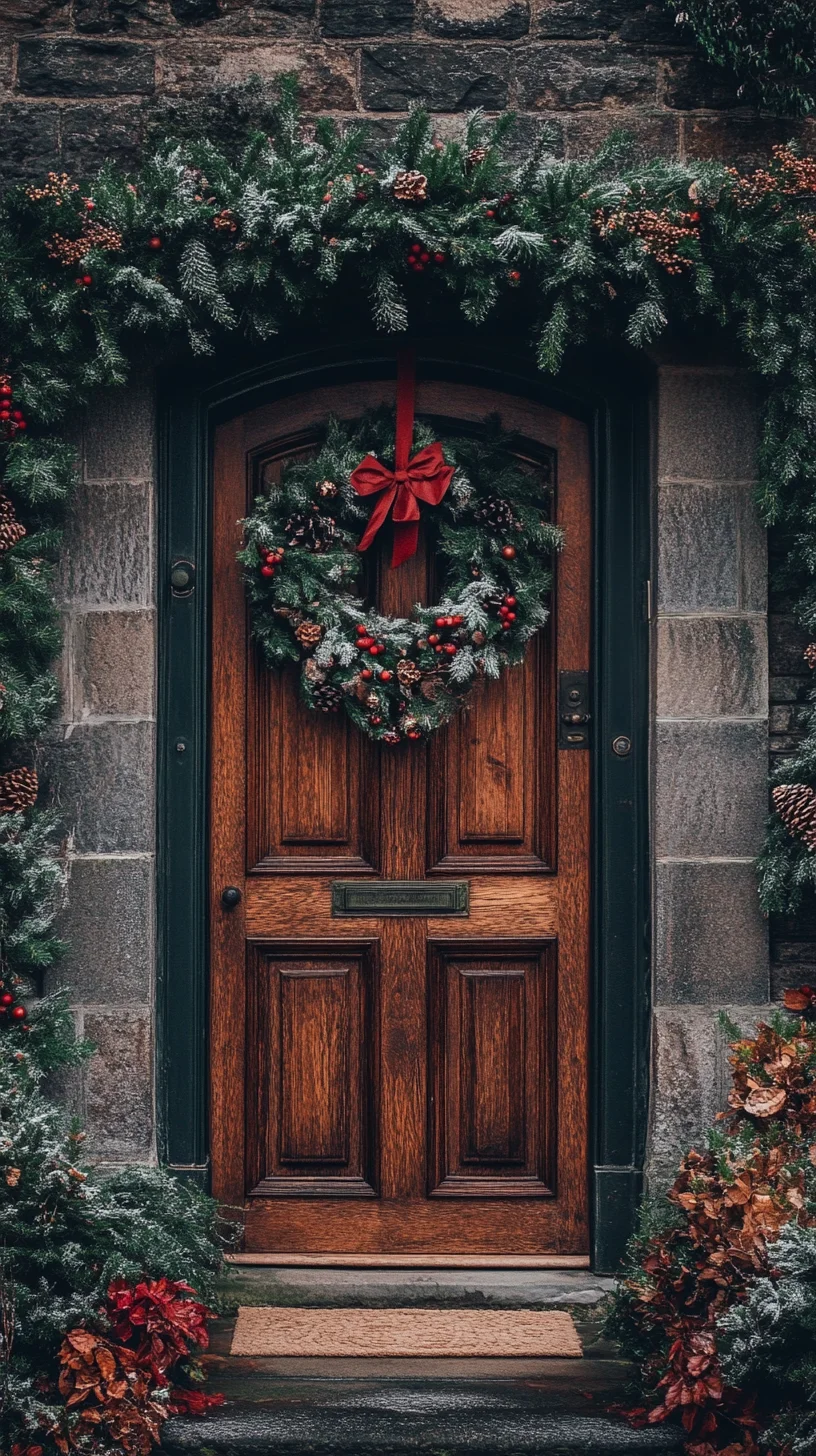 Embrace Timeless Charm with a Cozy, Festive Entrance