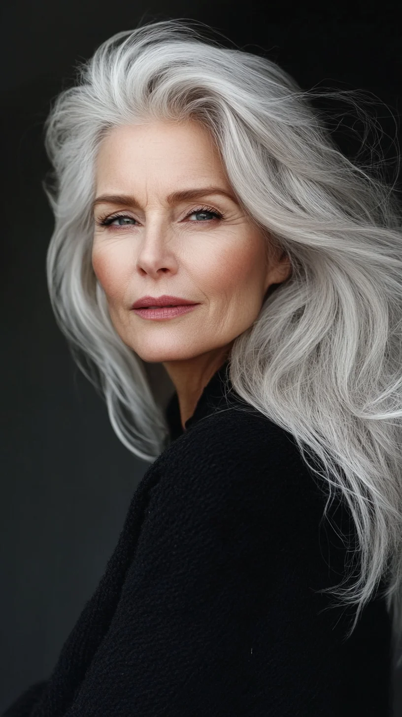 Embrace Timeless Elegance with Effortlessly Beautiful Silver Waves