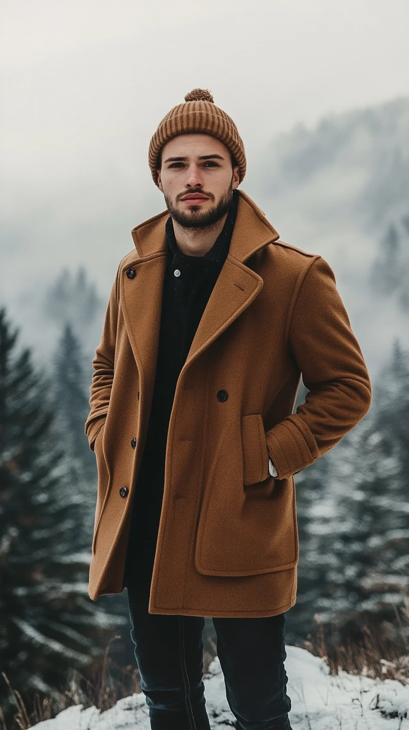 Embrace Timeless Elegance with the Classic Camel Overcoat