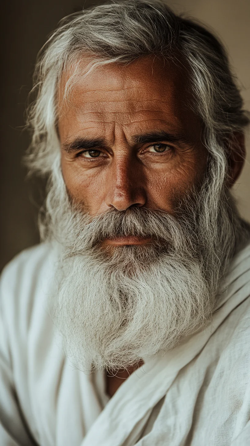 Embrace Timeless Elegance with the Full, Flourished Beard Style