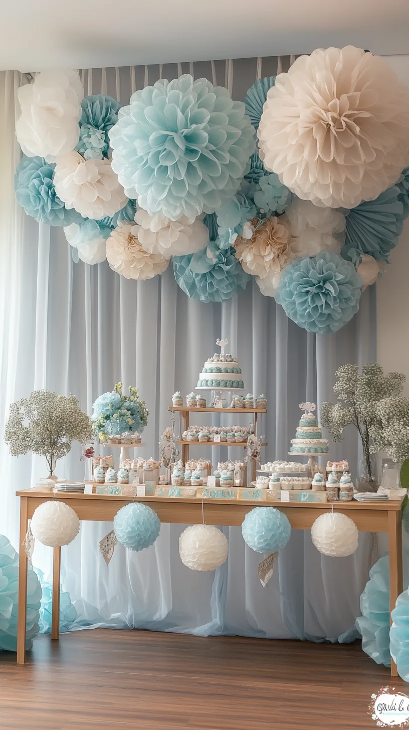 Embrace Whimsical Elegance with Soft Pastel Paper Decor