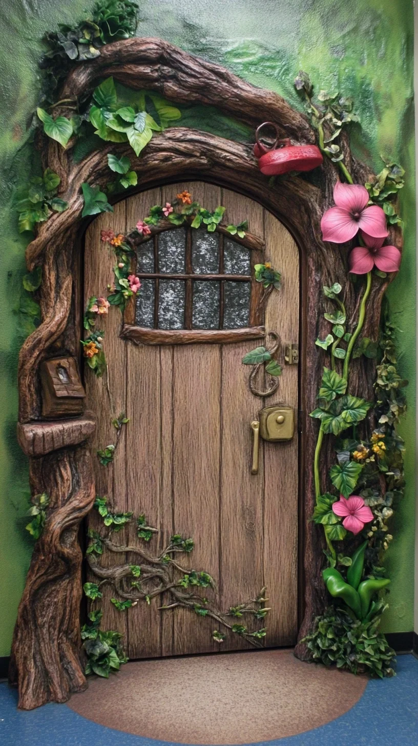 Embrace Whimsy: Nature-Inspired Decor for a Magical Entrance