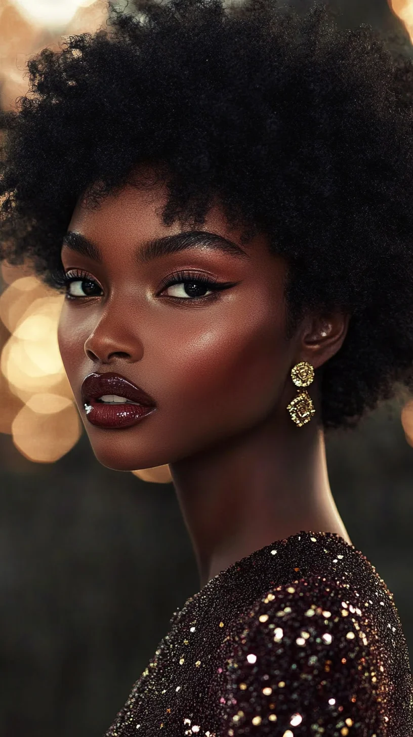 Embrace Your Crown: Effortlessly Chic Short Natural Curls