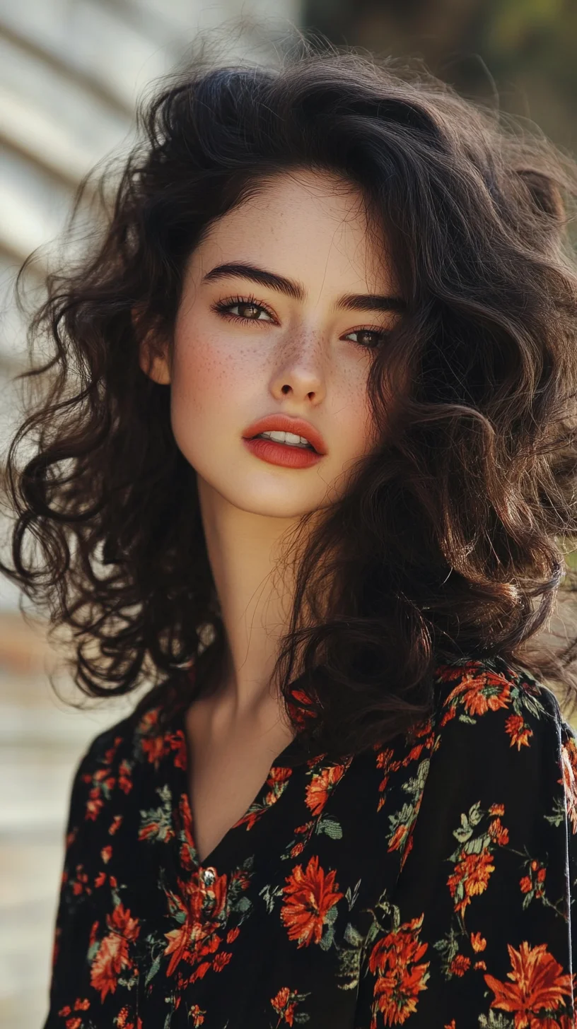 Embrace Your Curls: The Effortlessly Chic Voluminous Curly Hairstyle