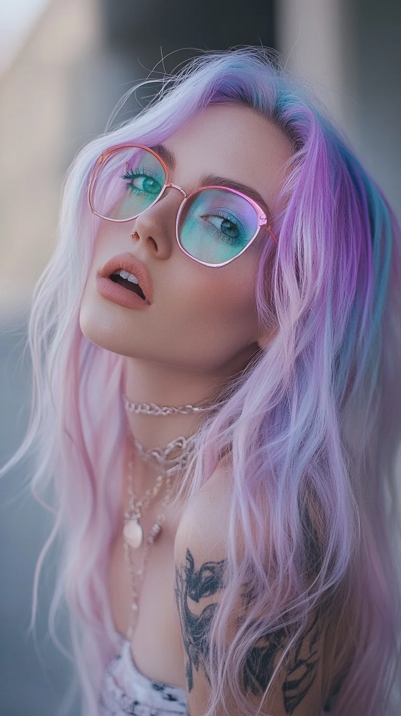 Embrace Your Inner Unicorn: The Trendy Lavender Ombre Waves