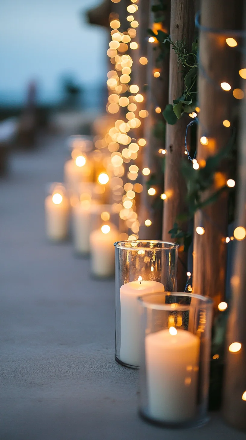 Enchanting Ambiance: Elevate Your Space with Timeless Candlelight and Twinkling Lights