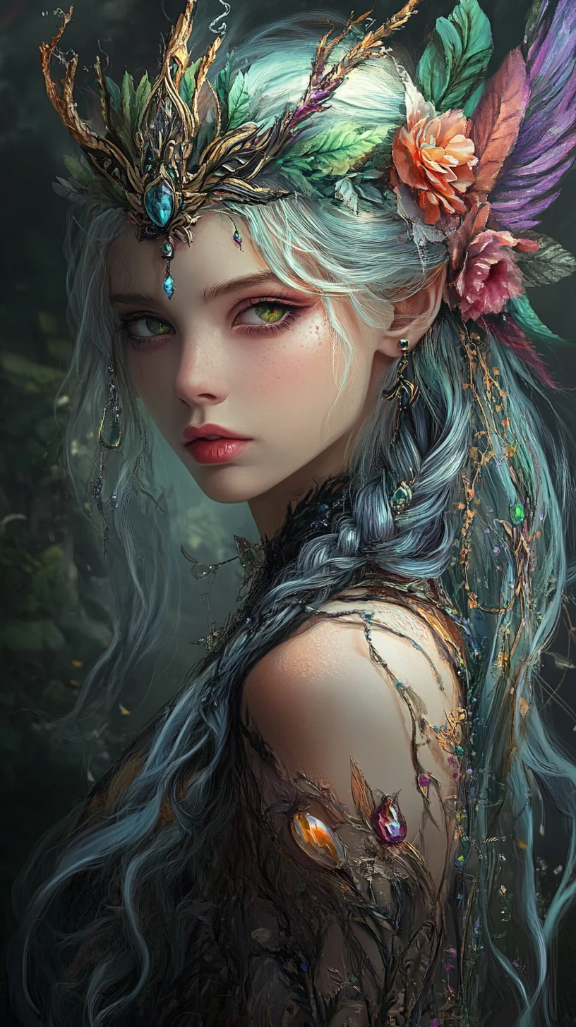 Enchanting Elven Elegance: A Hairstyle Inspired by Nature's Beauty
