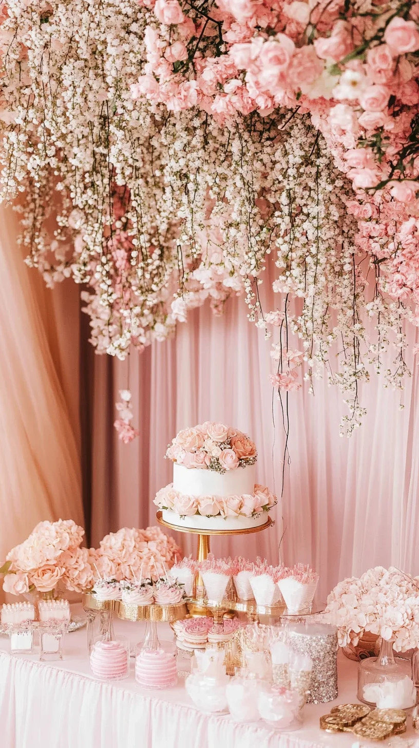 Enchanting Floral Elegance: Elevate Your Space with Blush Blooms