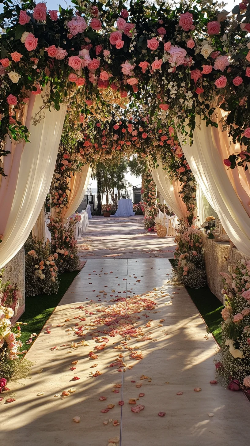 Enchanting Floral Wonderland: Elevate Your Space with Lush Bouquets and Drapery
