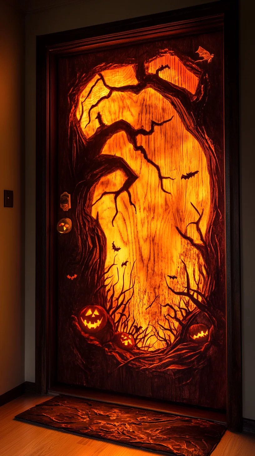 Enchanting Halloween Vibes: Transform Your Entryway with Spooktacular Decor