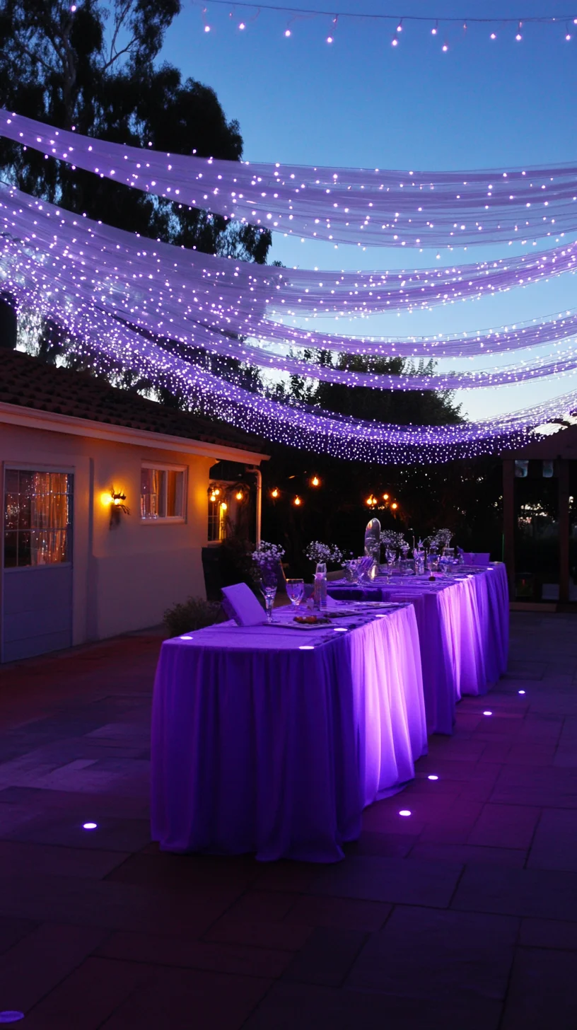 Enchanting Outdoor Elegance: Transform Your Space with Twinkling Lights